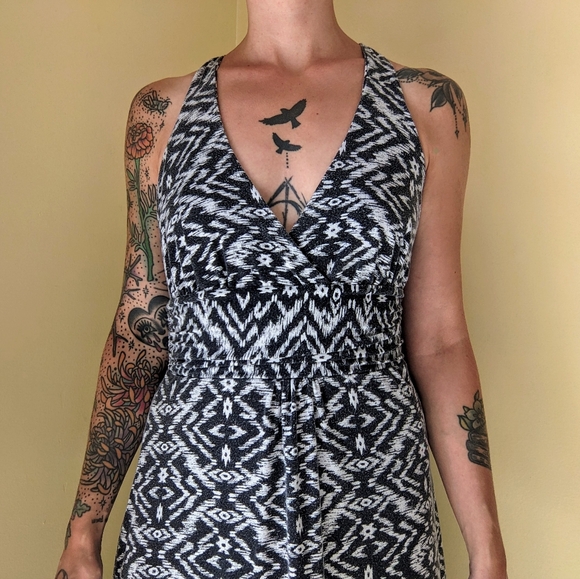 Nine 1 Eight Aztec Print Maxi Dress Small - Picture 3 of 7
